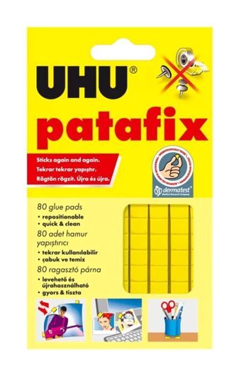 Uhu Patafix 50140 Kokusuz 90 gr Tekli Hamur Hızlı Yapıştırıcı