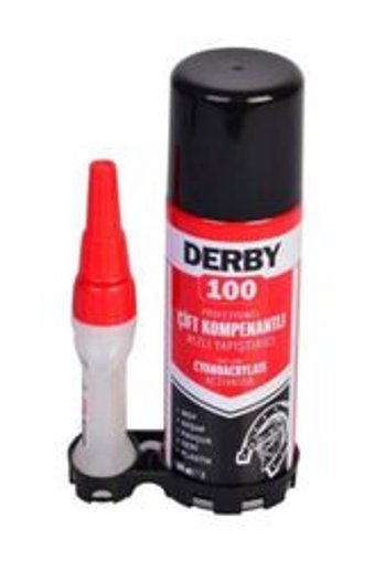 Derby Kokusuz 100 ml+25 ml Tekli Sıvı-Sprey Hızlı Yapıştırıcı