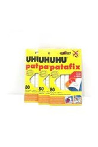 Uhu Patafix Kokusuz 80 gr 3'lü Hamur Hızlı Yapıştırıcı