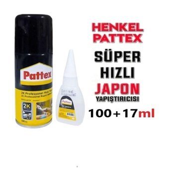 Pattex Kokusuz 100 ml+17 ml Tekli Jel Hızlı Yapıştırıcı
