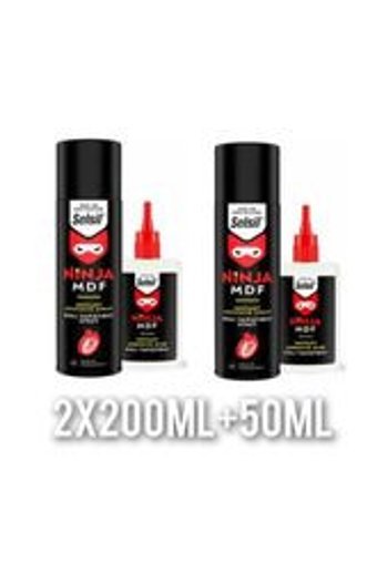 Selsil Ninja Kokusuz 200 ml+50 ml 2'li Sıvı-Sprey Hızlı Yapıştırıcı