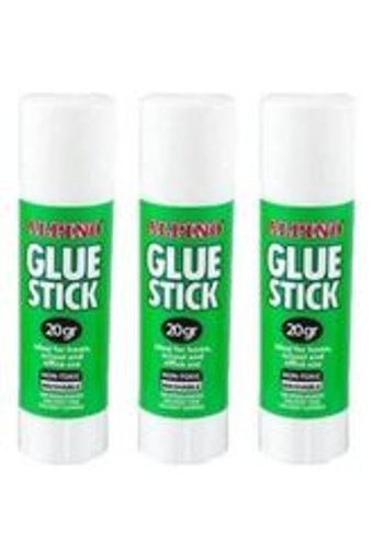 Alpino Kokusuz 20 gr 3'lü Stick Hızlı Yapıştırıcı