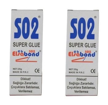 Elsabond S02 Kokusuz 20 gr 2'li Jel Hızlı Yapıştırıcı