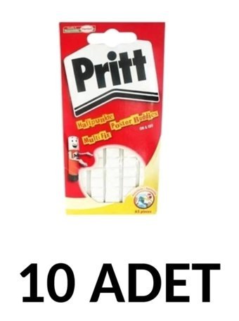 Pritt Patafix Kokusuz 90 gr 10'lu Jel Hızlı Yapıştırıcı