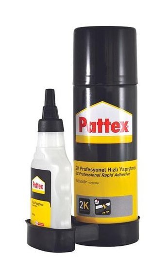 Pattex 2K Kokusuz 200 ml+35 ml Tekli Sıvı-Sprey Hızlı Yapıştırıcı
