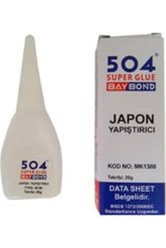 Baybond 504 Kokusuz 20 gr Tekli Jel Hızlı Yapıştırıcı