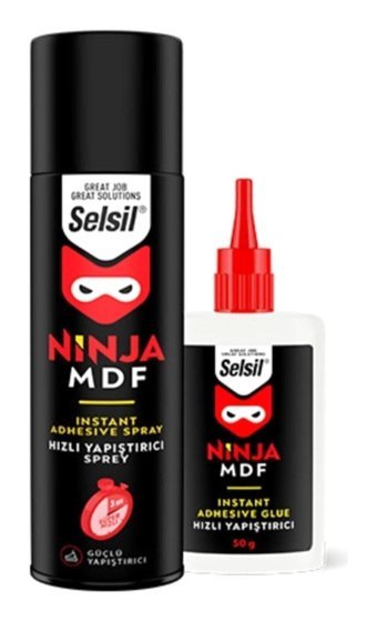 Selsil Ninja Kokusuz 200 ml+50 ml Tekli Sıvı-Sprey Hızlı Yapıştırıcı