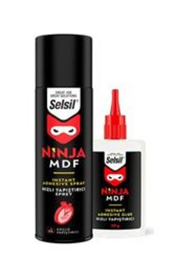 Selsil Ninja Kokusuz 200 ml+50 ml Tekli Sıvı-Sprey Hızlı Yapıştırıcı