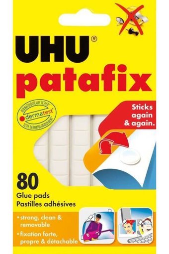 Uhu Patafix 41710 Kokusuz 80 gr Tekli Hamur Hızlı Yapıştırıcı