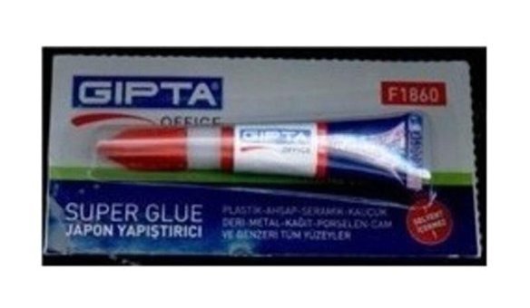 Gıpta F1860 Kokusuz 3 gr Tekli Japon Hızlı Yapıştırıcı