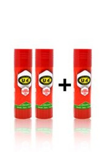 U-4 Kokusuz 21 gr 3'lü Jel Hızlı Yapıştırıcı