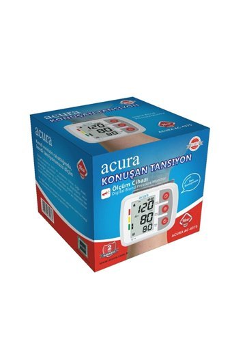 Acura Ac437 1 Kullanıcı 99 Ölçüm Hafızalı Konuşan Dijital Bilekten Tam Otomatik Tansiyon Aleti