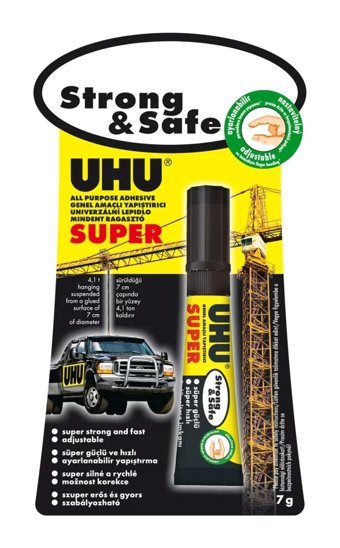 Uhu 39370 Kokusuz 100 gr Tekli Jel Hızlı Yapıştırıcı