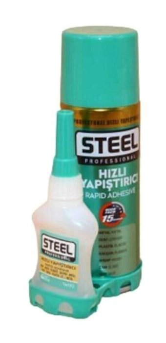 Steell Kokusuz 50 gr Tekli Sıvı-Sprey Hızlı Yapıştırıcı