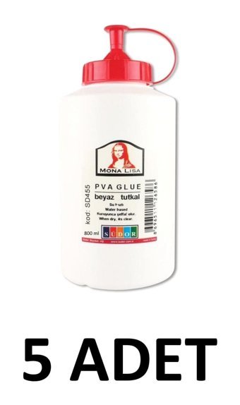 Südor Mona Lisa Kokusuz 800 ml 5'li Jel Hızlı Yapıştırıcı