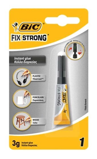 Bic Fix Strong Kokusuz 3 gr Tekli Jel Hızlı Yapıştırıcı