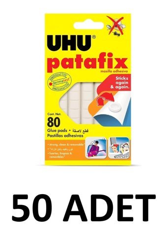 Uhu Patafix Kokusuz 80 gr 50'li Hamur Hızlı Yapıştırıcı
