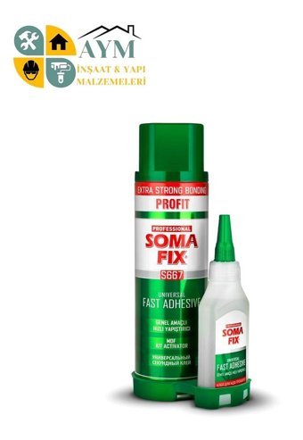 Somafix S667 Kokusuz 200 ml Tekli Jel Hızlı Yapıştırıcı