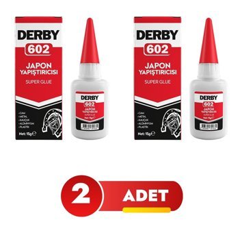 Derby 602 Kokusuz 15 ml 2'li Jel Hızlı Yapıştırıcı