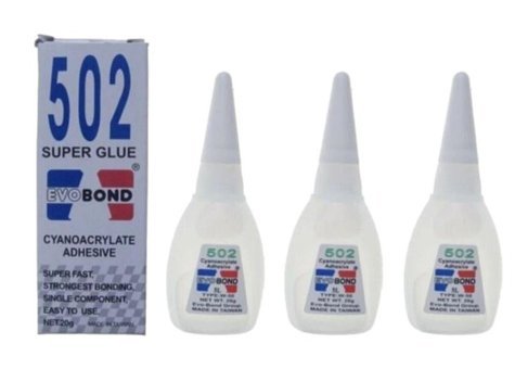Evobond 502 Kokusuz 20 gr 3'lü Sıvı Hızlı Yapıştırıcı