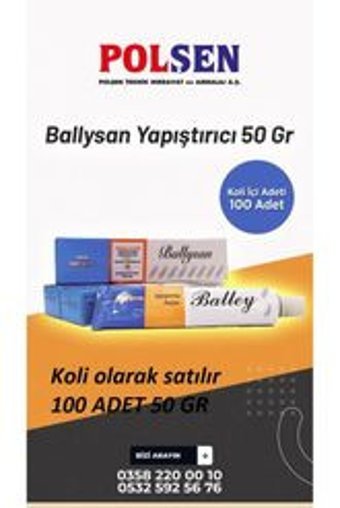 Bally Kokusuz 50 gr 100'lü Jel Hızlı Yapıştırıcı