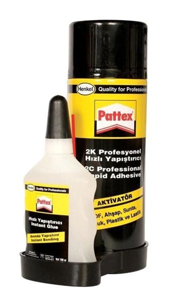 Pattex 2K Kokusuz 100 ml Tekli Sıvı-Sprey Hızlı Yapıştırıcı