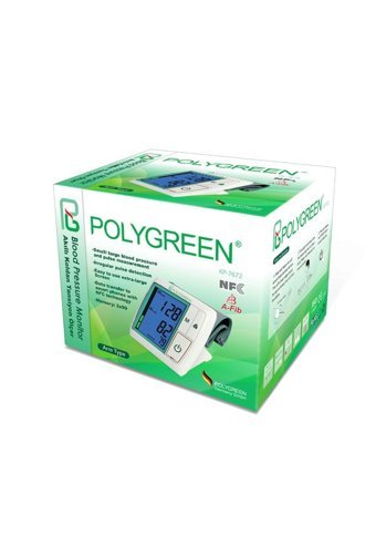 Polygreen Kp 7672 2 Kullanıcı 200 Ölçüm Hafızalı Dijital Koldan Tam Otomatik Tansiyon Aleti