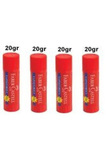 Faber Castell Kokusuz 20 gr 4'lü Jel Hızlı Yapıştırıcı