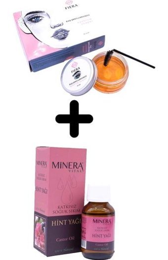 Fiera Doğal Şeffaf Wax Kaş Sabitleyici 20 ml + Bio Vitals Hint Yağı 20 ml
