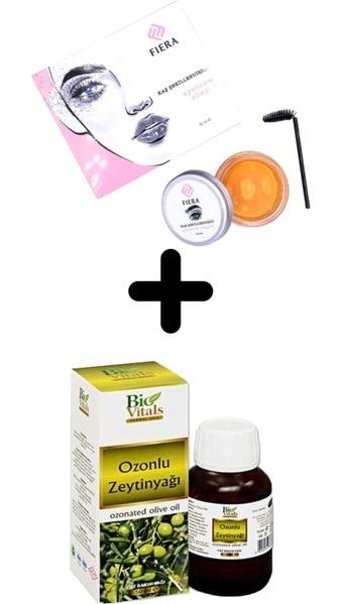 Fiera Doğal Şeffaf Wax Kaş Sabitleyici 20 ml + Bio Vitals Ozonlu Zeytinyağı 20 ml
