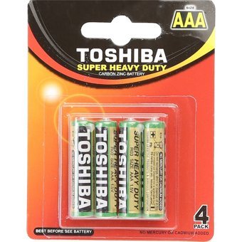 Toshiba R03UG Blisterli 1.5 V AAA / İnce Kalem Pil 4'lü