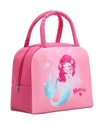 Glassysky Figürlü Termoslu Pembe Beslenme Çantası