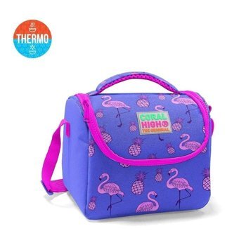 Yaygan Çanta 11805 Düz Termoslu Pembe Beslenme Çantası