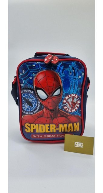 Mats Çanta With Great Power Termoslu Spider Man Kırmızı Beslenme Çantası