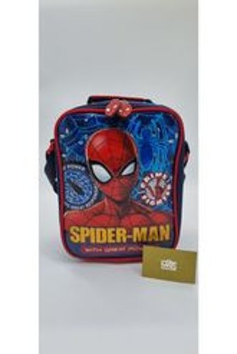 Mats Çanta With Great Power Termoslu Spider Man Kırmızı Beslenme Çantası