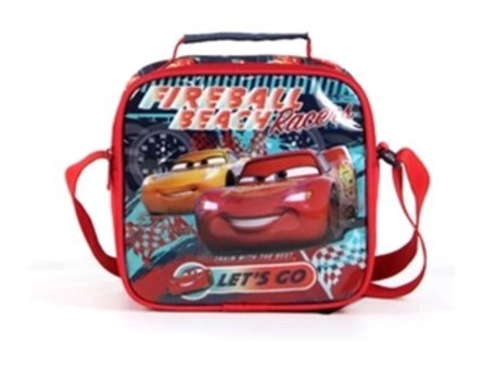 Frocx Arabalı Yıkanabilir Organik Şimşek Mcqueen Çok Renkli Beslenme Çantası