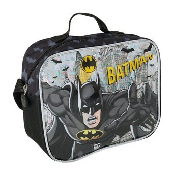 Obm 2032 Baskılı Batman Siyah Beslenme Çantası