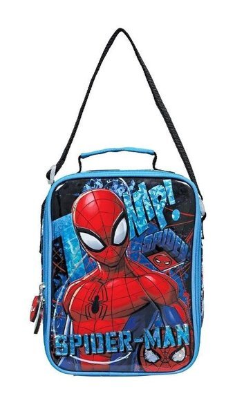 Frocx 5253 Lisanslı Termoslu Spider Man Mavi Beslenme Çantası