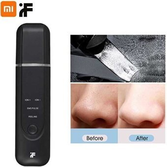 Xiaomi Inface Ms7100 400 mAH Tüm Ciltler İçin 1 Başlıklı Şarjlı Titreşimli Vakumlu Yüz Temizleme Cihazı Siyah