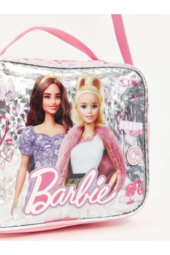 Lc Waikiki Baskılı Yıkanabilir Barbie Pembe Beslenme Çantası