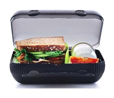 Tupperware Düz Yıkanabilir Siyah Beslenme Çantası
