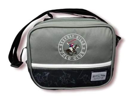 Beverly Hills Polo Club BHPC-76161 Düz Yıkanabilir Organik Gri Beslenme Çantası
