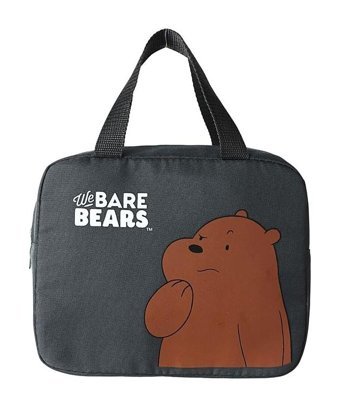 Miniso Lisanslı Yıkanabilir Organik Siyah Beslenme Çantası