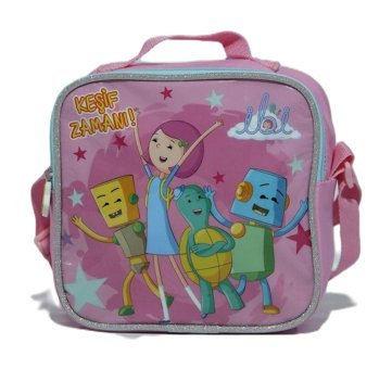 Motzi Termoslu Organik Pembe Beslenme Çantası