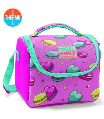 Yaygan Çanta 11701 Düz Termoslu Pembe Beslenme Çantası