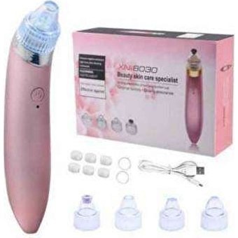 Lilibeaty Xn 8030 500 mAH Tüm Ciltler İçin 4 Başlıklı Şarjlı Vakumlu Yüz Temizleme Cihazı Beyaz