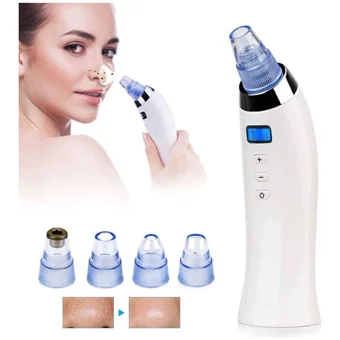 Lilibeaty Xn 8030 500 mAH Tüm Ciltler İçin 4 Başlıklı Şarjlı Vakumlu Yüz Temizleme Cihazı Beyaz