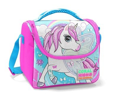Yaygan Çanta 11711 Unicornlu Termoslu Pembe Beslenme Çantası