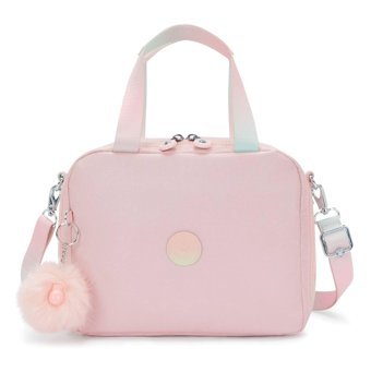 Kipling Düz Yıkanabilir Organik Pembe Beslenme Çantası