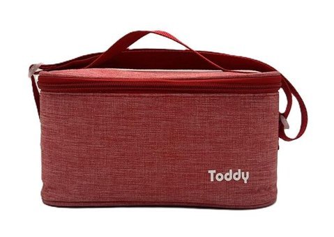 Toddy Düz Termoslu Yıkanabilir Kırmızı Beslenme Çantası